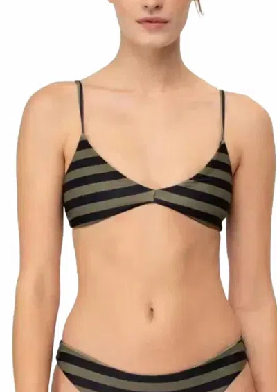 Mikoh Aster Top In Monoi Stripe In Black