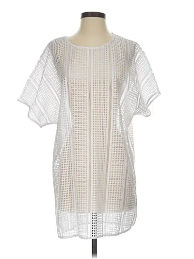 Pre-owned Mikoh Casual Dress In White