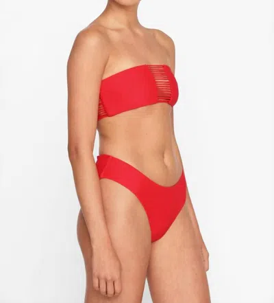 Mikoh Cruz Bay Bottoms In Poppy In Red