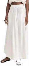 Mikoh Delia Maxi Skirt In Bone In White