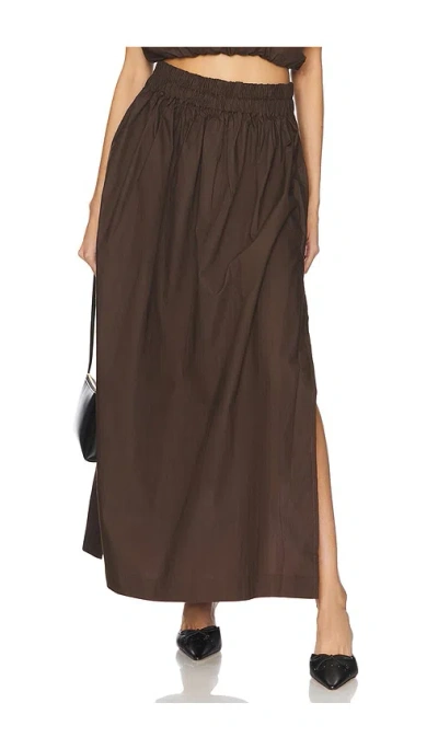 Mikoh Delia Skirt In 棕色