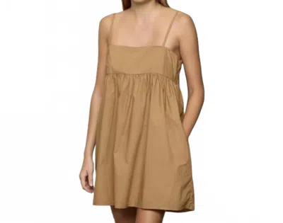 Mikoh Giulia Dress In Beige In Brown