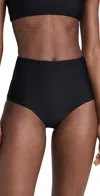 Mikoh Lami Bikini Bottoms Noir In Noir