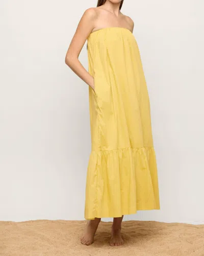 Mikoh Lottie Dress In Soleil In Yellow