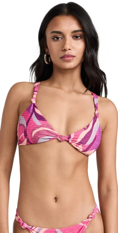 Mikoh Lula Bikini Top Psychedelic