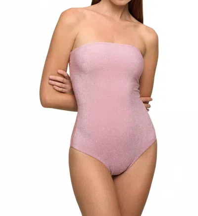 Mikoh Lurex Kea One Piece In Mixed Tropic In Pink