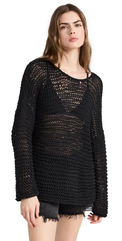 Mikoh Mehetia Long Sleeve Top In Night