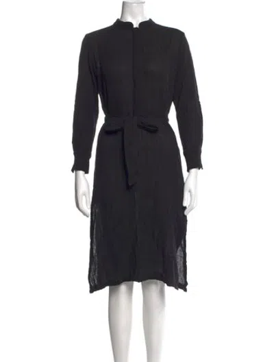 Pre-owned Mikoh Midi Length Dress In Black