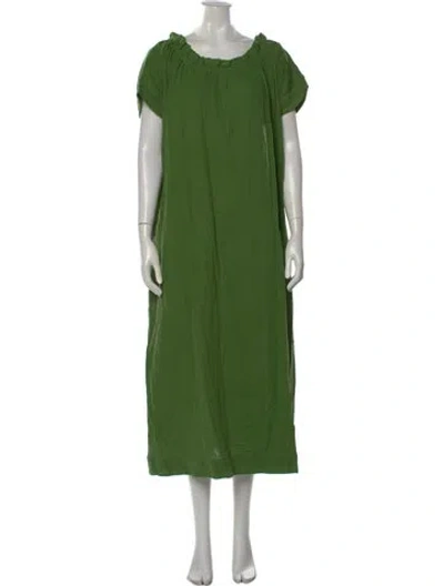 Pre-owned Mikoh Off-the-shoulder Long Dress W/ Tags In Green