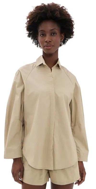 Mikoh Paseo Button Down Sandy In Brown