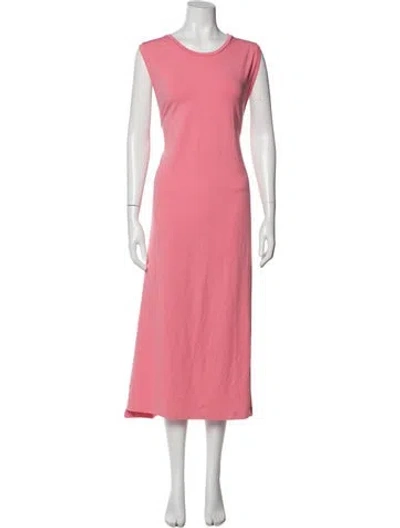 Pre-owned Mikoh Scoop Neck Mini Dress In Pink