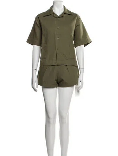 Pre-owned Mikoh Short Set In Green