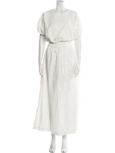 Pre-owned Mikoh Skirt Set In White