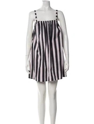Pre-owned Mikoh Striped Mini Dress W/ Tags In Multi