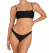 Mikoh Spence Square Neck Top In Black In Black