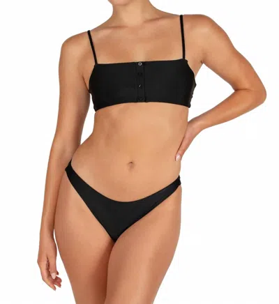 Mikoh Spence Square Neck Top In Black