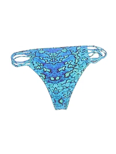 Pre-owned Mikoh Swimsuit Bottoms In Blue