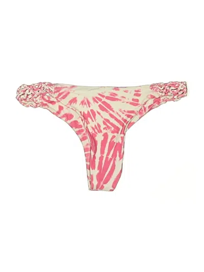 Pre-owned Mikoh Swimsuit Bottoms In Pink
