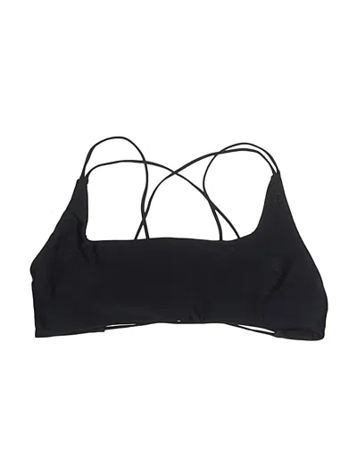 Pre-owned Mikoh Swimsuit Top Black Swimwear