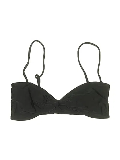 Pre-owned Mikoh Swimsuit Top Black Swimwear