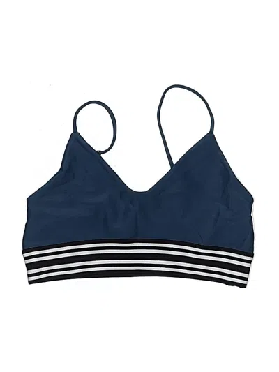Pre-owned Mikoh Swimsuit Top Blue Swimwear