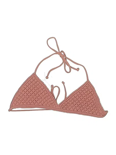 Mikoh Swimsuit Top Tan Swimwear In Brown