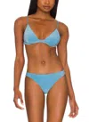 MIKOH TAGA 2-PIECE BIKINI IN LUREX BERMUDA