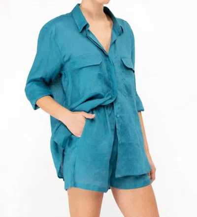 Mikoh Tellaro Short In Parasol In Blue