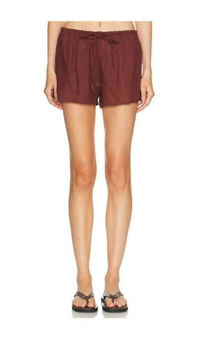 Mikoh Uma Shorts In Brown