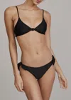 Mikoh Valencia Bikini Bottom In Noir In Black
