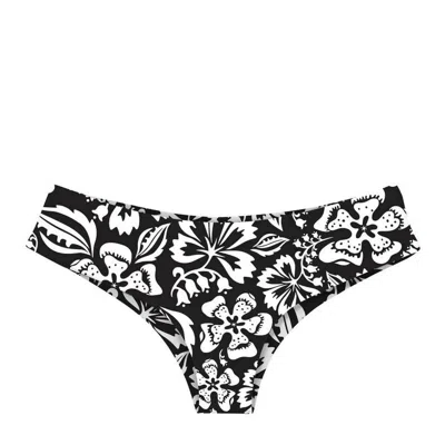 Mikoh Women's Bondi Bottom In Luau Night In Black