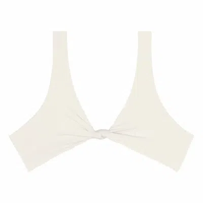 Mikoh Women's Milos Bikini Top In Ecru In White