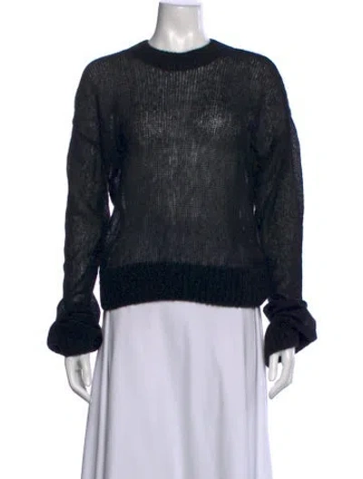 Pre-owned Mikuta Crew Neck Sweater In Black