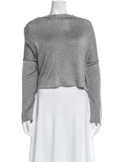 Pre-owned Mikuta Crew Neck Sweater W/ Tags In White