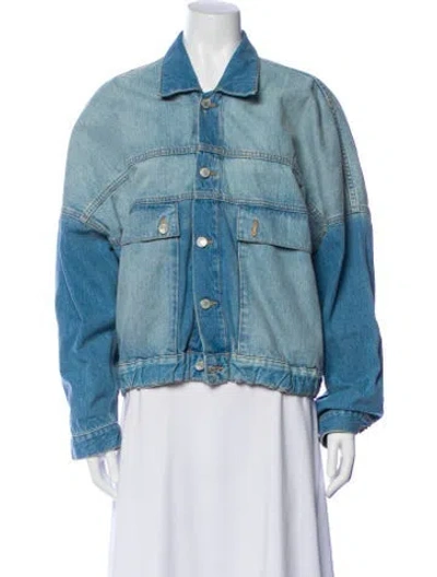 Pre-owned Mikuta Denim Jacket In Blue