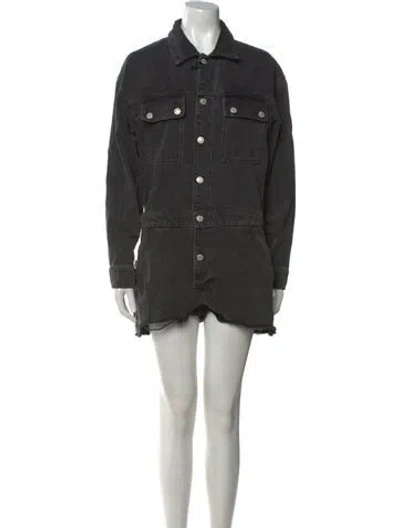 Pre-owned Mikuta Romper W/ Tags In Gray