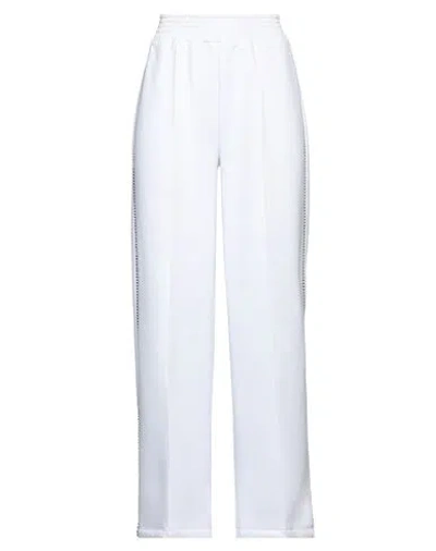Mikyri Woman Pants White Size M Cotton