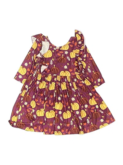 Pre-owned Mila & Rose Kids' Dress In Burgundy