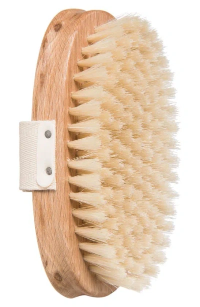 Mila Moursi Paris Dry Body Brush In White