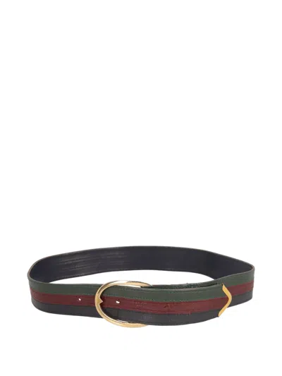Pre-owned Mila Schon Vintage  Tricolor Leather Belt