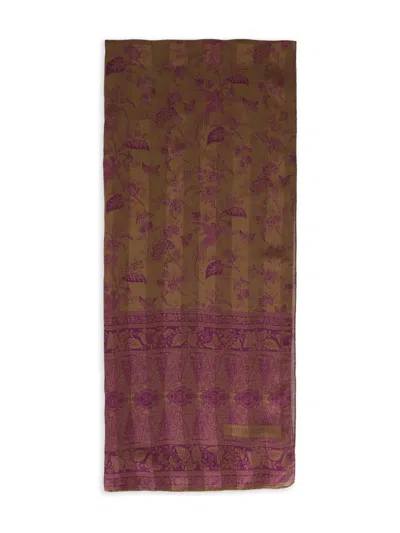 Pre-owned Mila Schon Vintage Silk Scarf