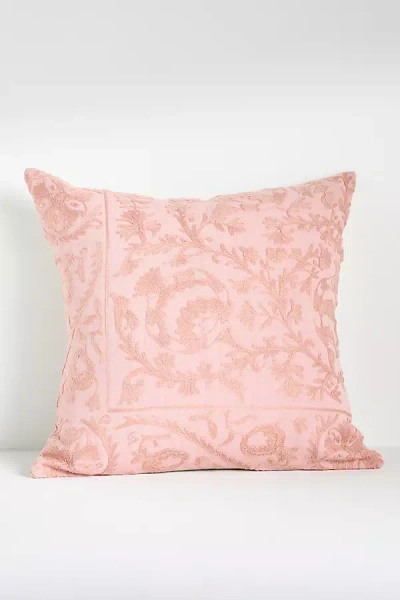 Mila∞miro Hand-embroidered Emilie Suzani Pillow