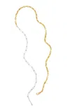 Milamore 18k Yellow And White Gold Classic Duo Chain Jr. Ii In Gold