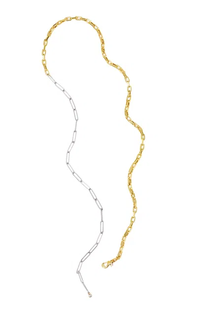 Milamore 18k Yellow And White Gold Classic Duo Chain Jr. Ii