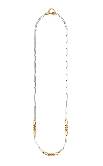 Milamore 18k Yellow And White Gold Classic Duo Chain Viil