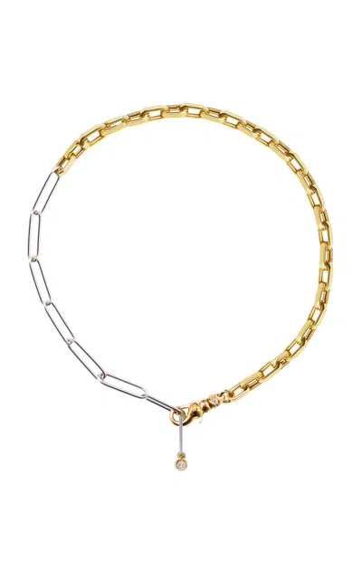 Milamore 18k Yellow And White Gold Duo Chain Jr. Li Bracelet
