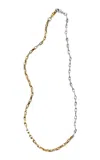 Milamore 18k Yellow Gold And White Gold Diamond Duo Chain Necklace