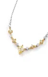 Milamore 18k Yellow Gold Galaxy Diamond Necklace