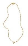 Milamore 18k Yellow Gold Galaxy Diamond Tennis Necklace In Gold
