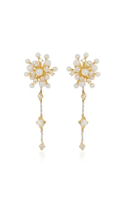 Milamore 18k Yellow Gold Hanabi Sky Rocket Earrings